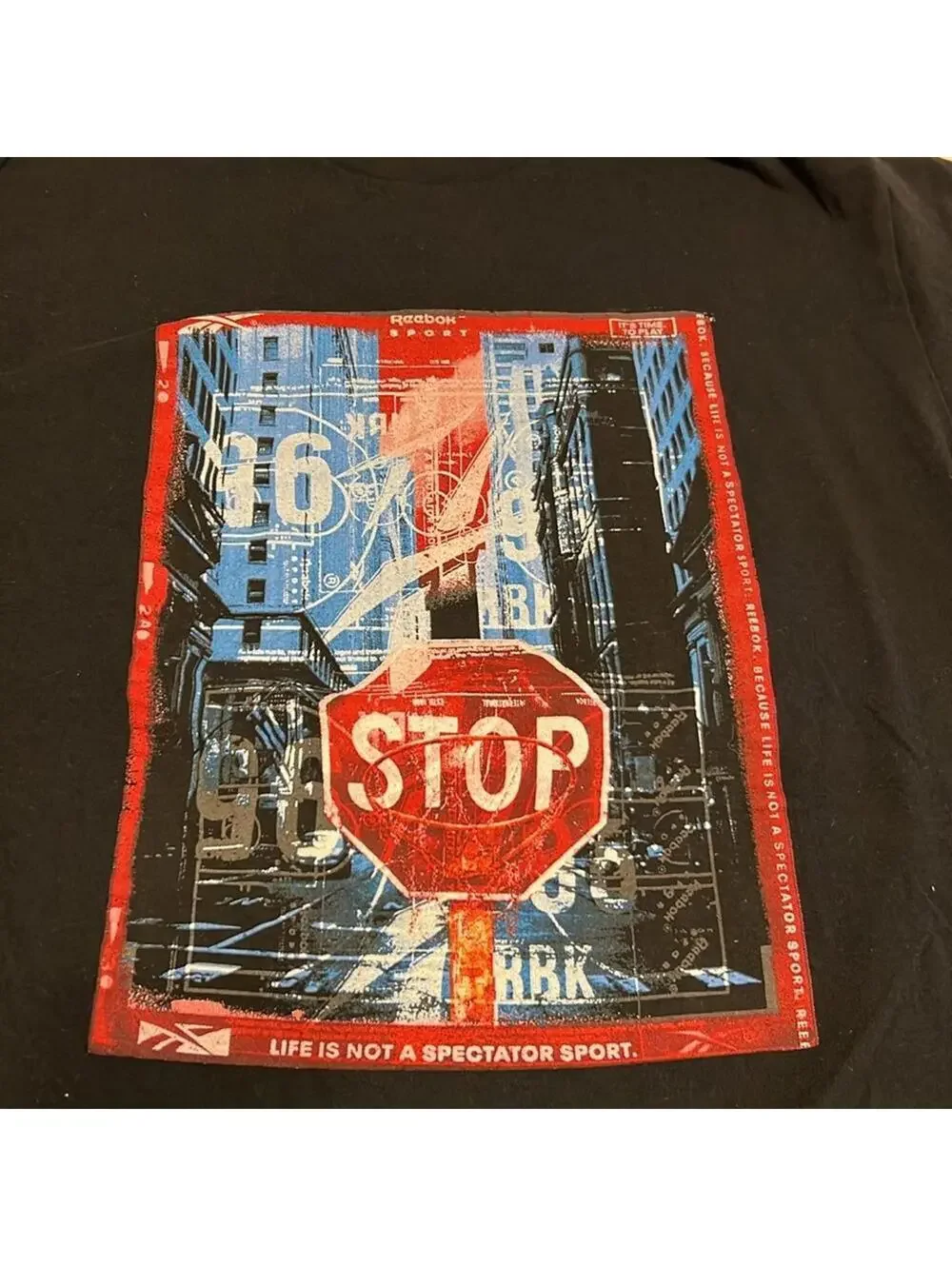 Reebok T-Shirt “Life is not a spectator sport” - Picture 2 of 5